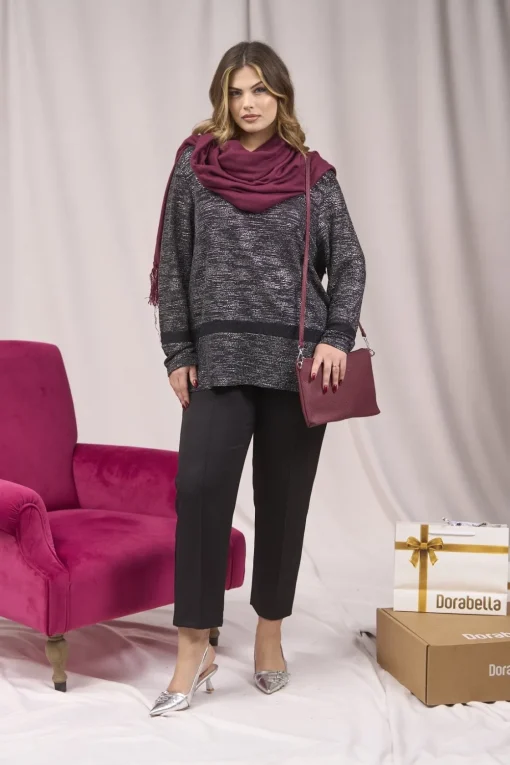 Borsa a tracolla Easy smart BURGUNDY in ecopelle