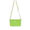 Borsa a tracolla Easy smart in ecopelle a grana con logo sul davanti M