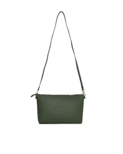 Borsa a tracolla Easy smart in ecopelle a grana con logo sul davanti V