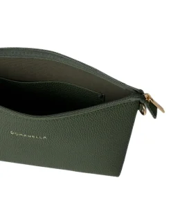 Borsa a tracolla Easy smart in ecopelle a grana con logo sul davanti V