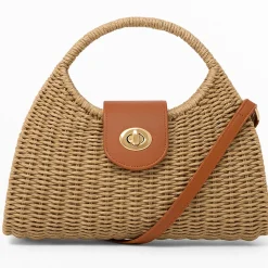 Borsa a Tracolla vimini trapezio