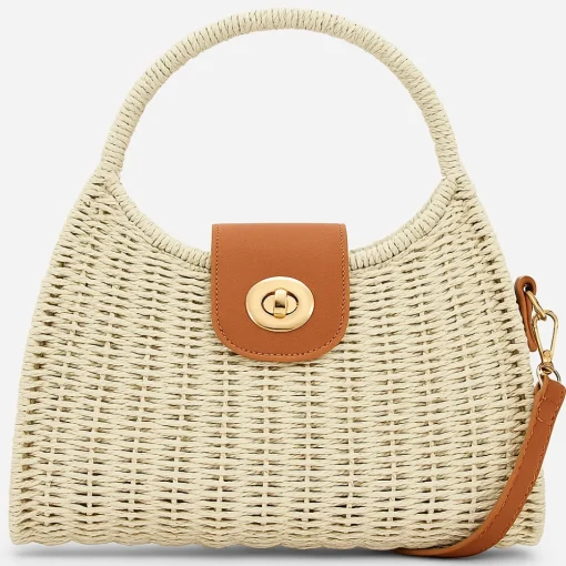 Borsa a Tracolla vimini trapezio