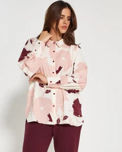 Camicia fantasia floreale SALE ROSA