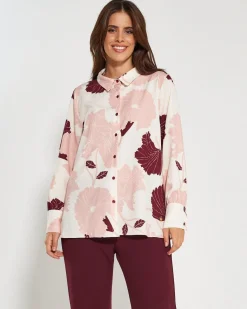 Camicia fantasia floreale SALE ROSA