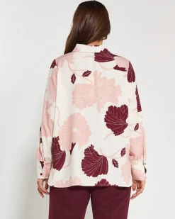 Camicia fantasia floreale SALE ROSA
