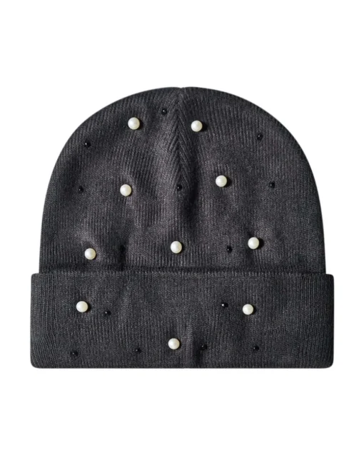 Cappello con perle GREY