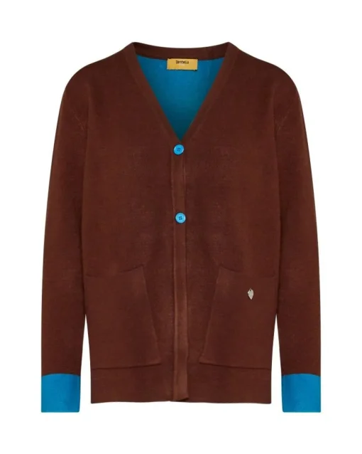 Cardigan con bottoni CACAO