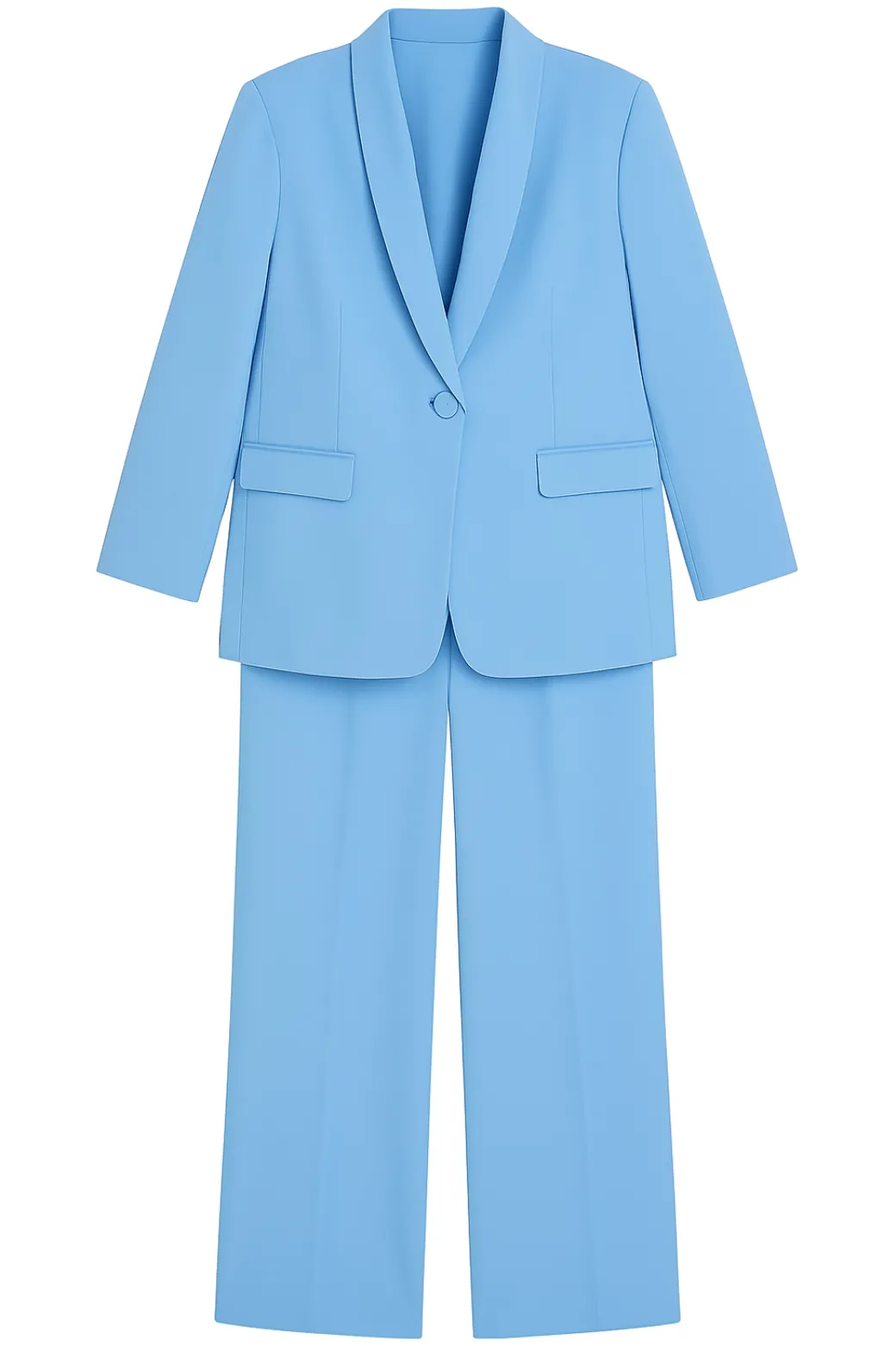 Completo giacca e pantalone con bustino elastico in 5 colori