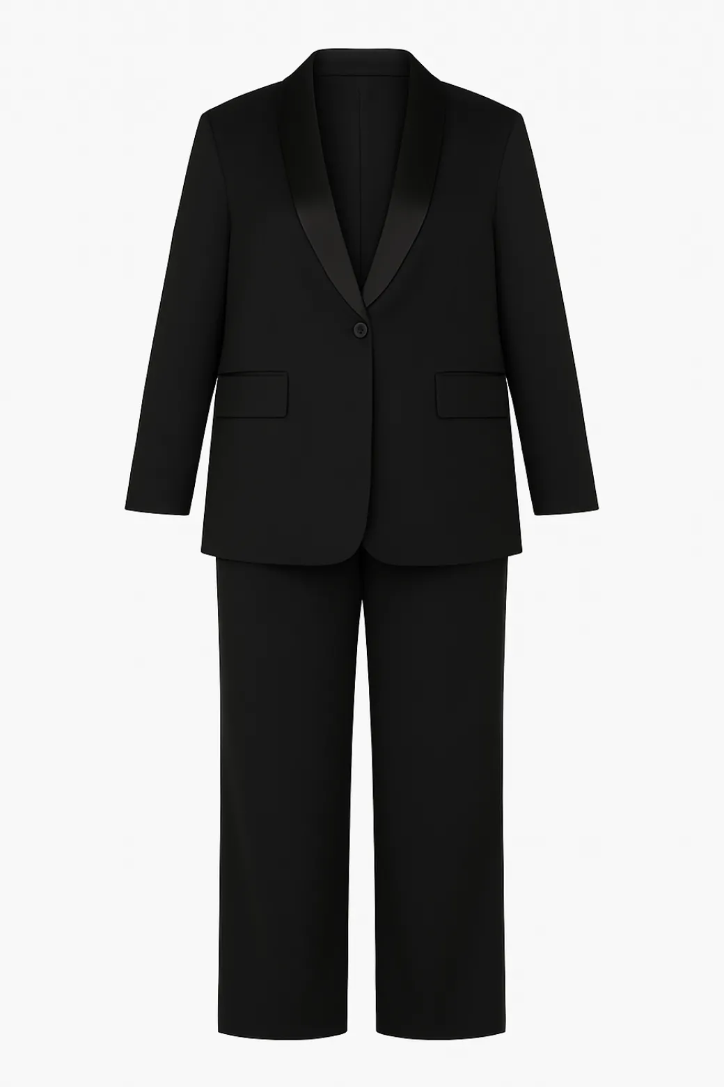 Completo giacca e pantalone con bustino elastico in 5 colori