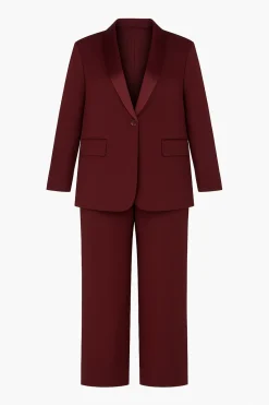 Completo giacca e pantalone con bustino elastico in 5 colori