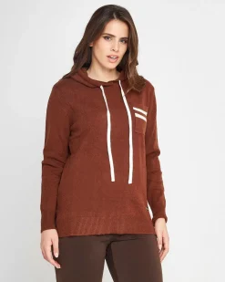 Felpa in maglia CACAO