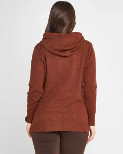 Felpa in maglia CACAO