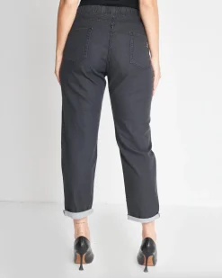 Jeans elastico NERO