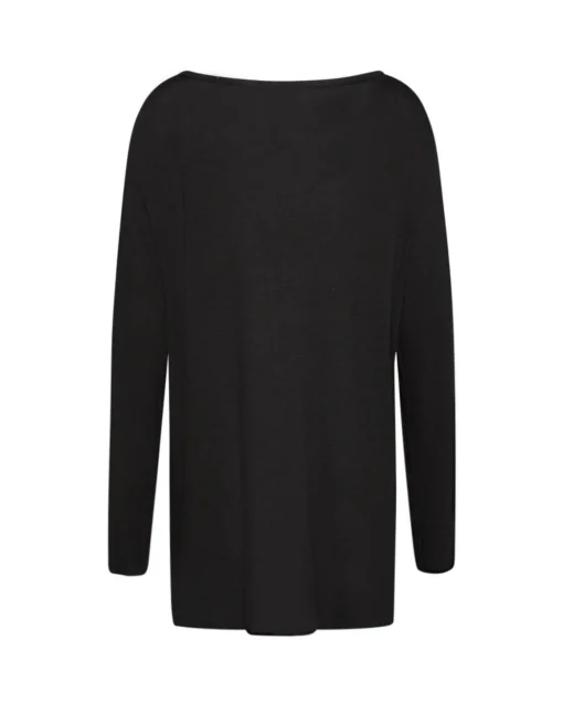 Maglia con inserti in lurex NERO-ARGENTO
