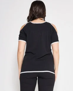 Maglia cut out NERO