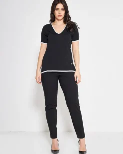 Maglia cut out NERO