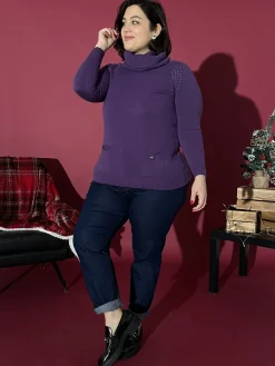 Maglia girocollo LAVANDA