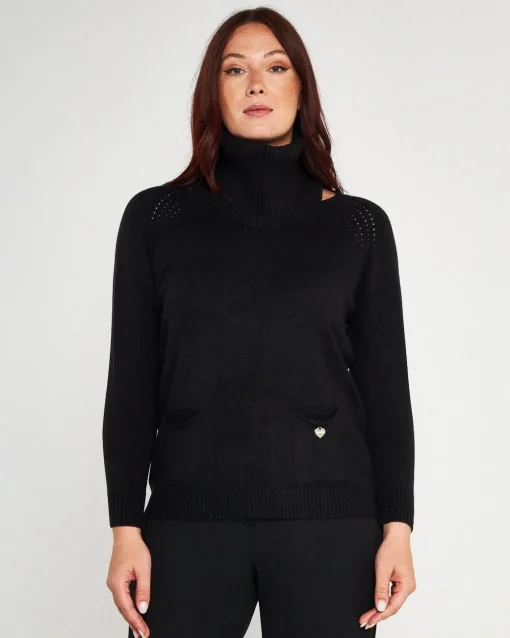 Maglia girocollo NERO