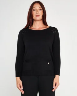 Maglia girocollo NERO