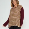 Maglia in fantasia BORDEAUX