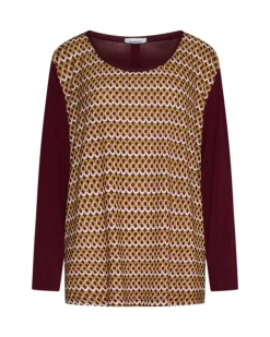Maglia in fantasia BORDEAUX
