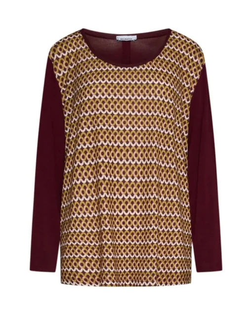 Maglia in fantasia BORDEAUX