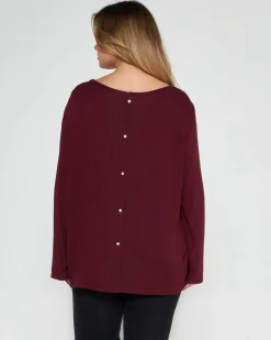 Maglia in fantasia BORDEAUX