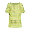 Maglia in fantasia con dettaglio bottoncini LIME