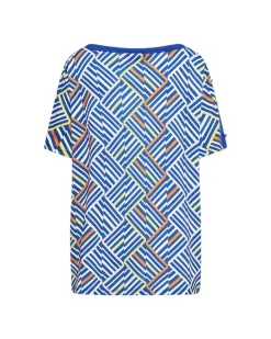 Maglia in fantasia con dettaglio bottoncini TAMPONE