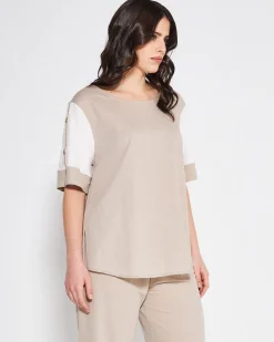 Maglia lino BEIGE