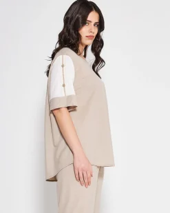 Maglia lino BEIGE