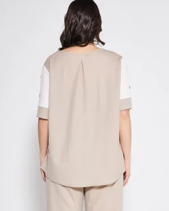 Maglia lino BEIGE