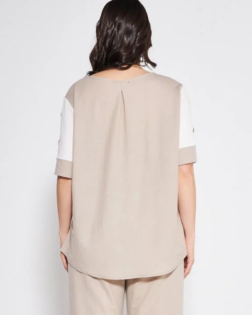 Maglia lino BEIGE
