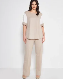 Maglia lino BEIGE