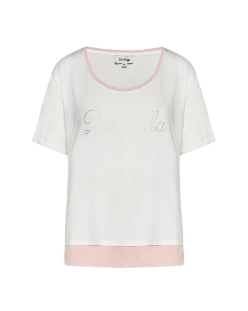 Maglia logo strass OFF WHITE