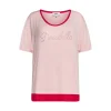 Maglia logo strass ROSA
