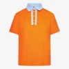 Maglia polo con bottoncini ORANGE