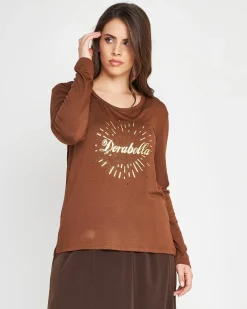 Maglia stampa oro TABACCO