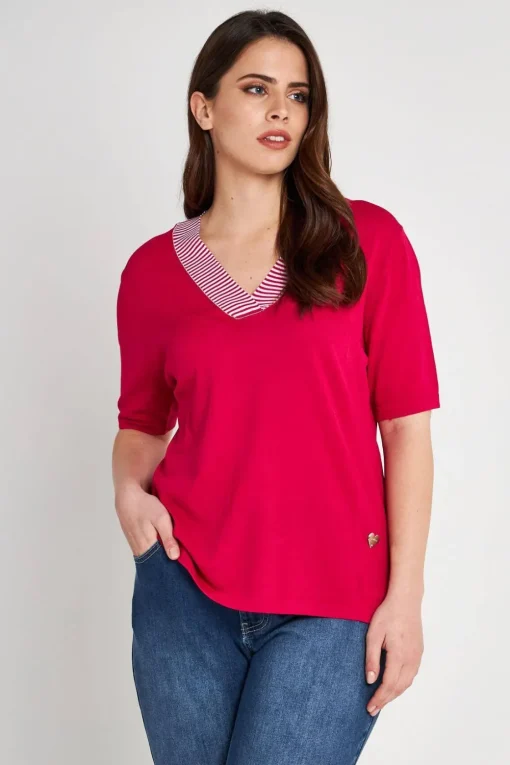 Maglia V MAGENTA