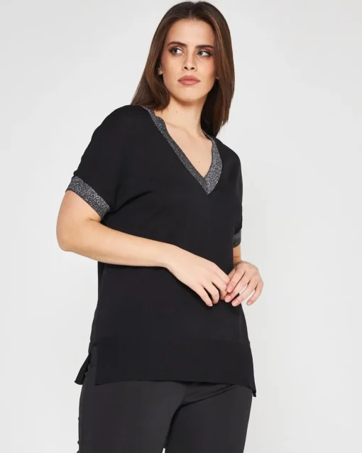 Maglia V NERO