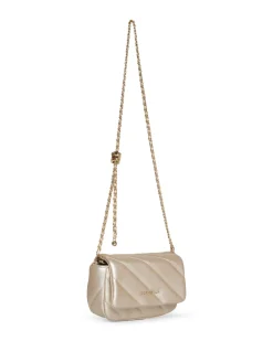 Mini bag con tracolla a catena intrecciata PLATINO