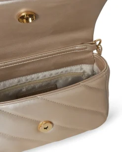 Mini bag con tracolla a catena intrecciata PLATINO