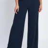 Pantalone ampio con bustino elastico BLU