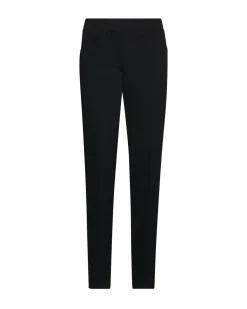Pantalone basic con taglio push up posteriore NERO
