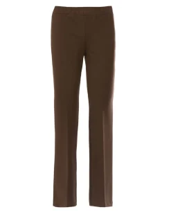 Pantalone comfy flare con vita elastica MORO