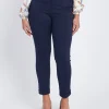 Pantalone con risvolto sul fondo BLU