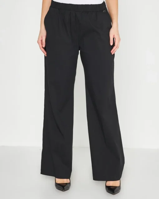Pantalone cotone NERO