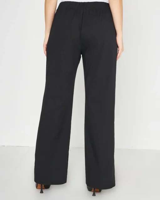 Pantalone cotone NERO
