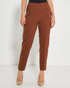 Pantalone dritto TABACCO