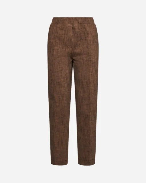 Pantalone fantasia astratta TABACCO